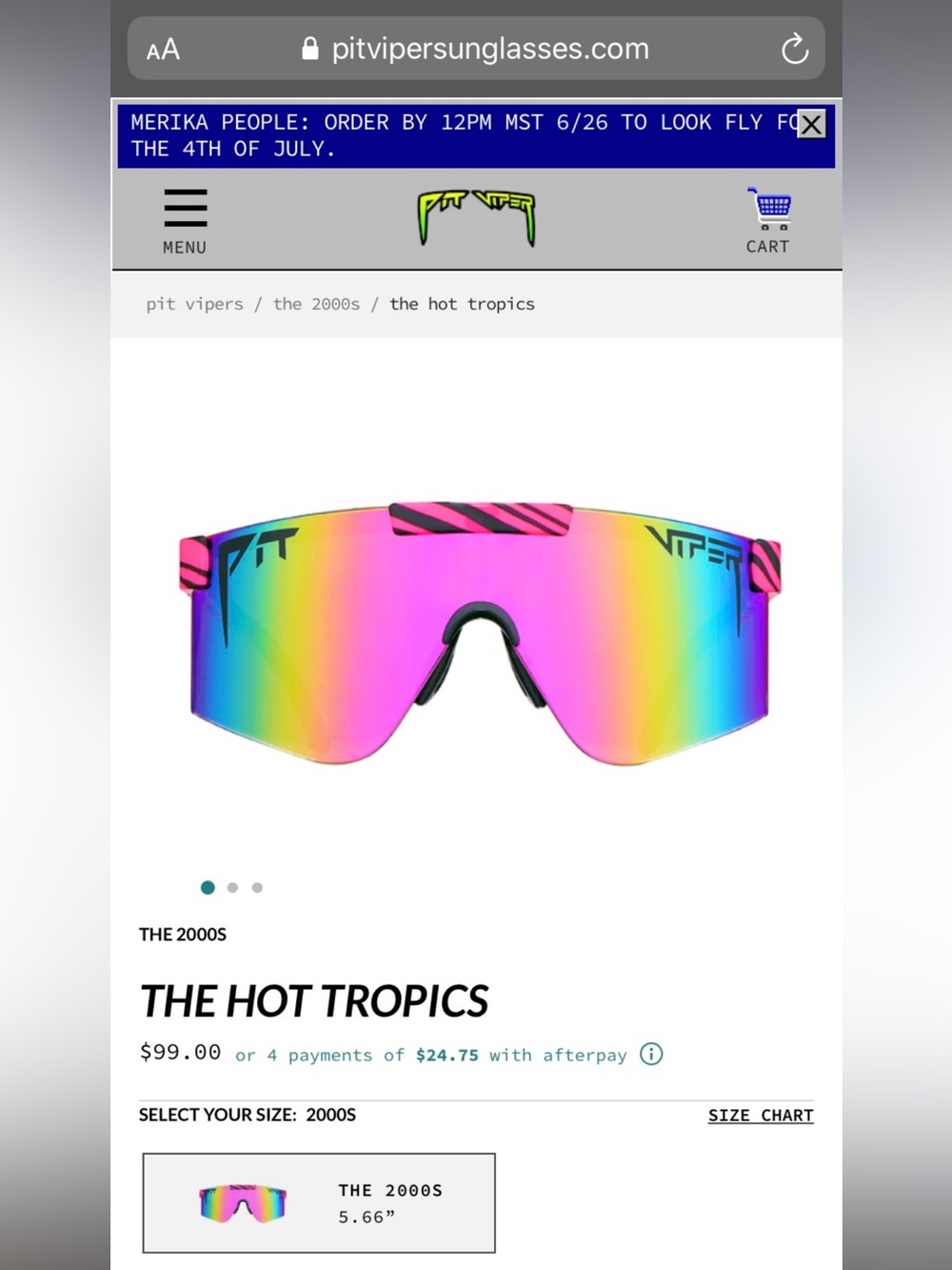 Pit Viper *The Hot Tropics* Sunglasses - Picture 2 of 9
